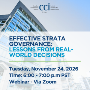 BC Event_ Strata Governance